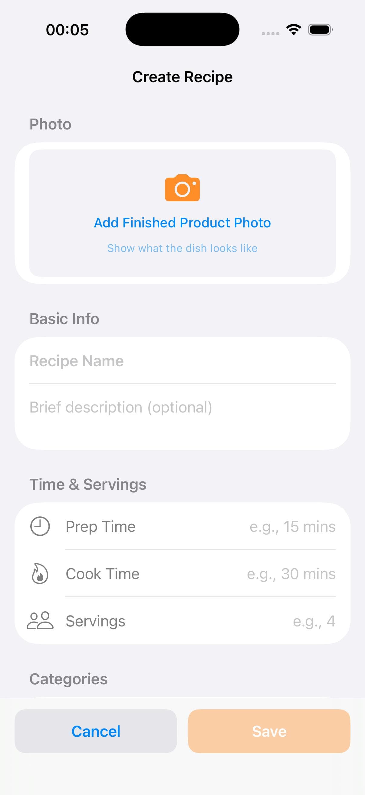Cookmark app screenshot