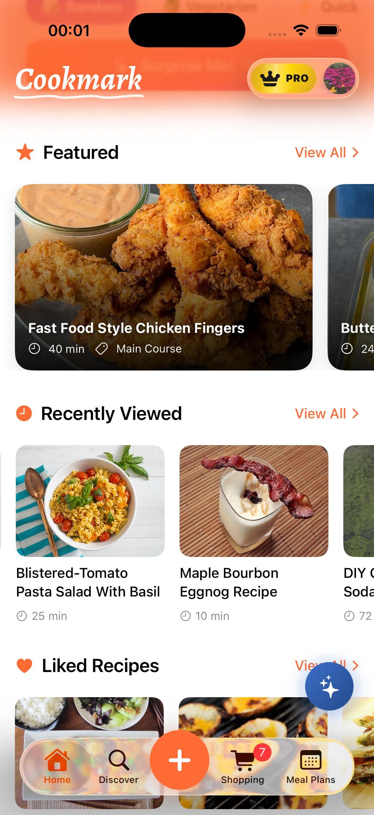 Cookmark app hero screenshot