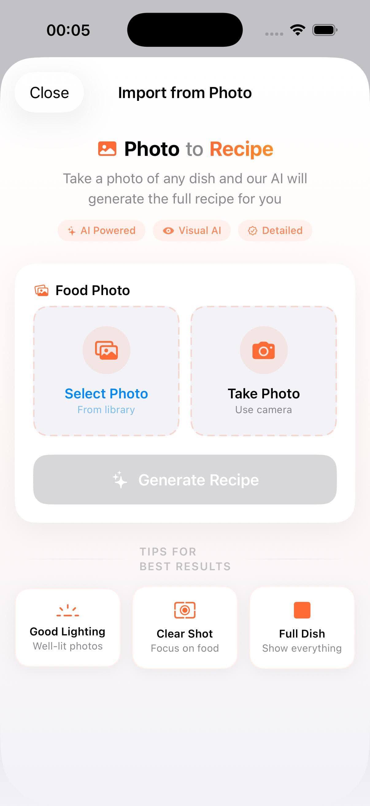 Smart Ingredient Checklist screenshot