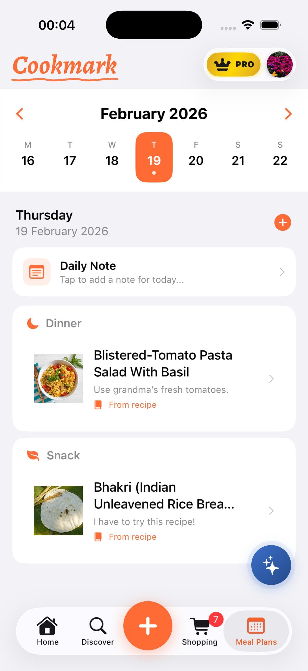 Step-by-Step Cooking Mode screenshot
