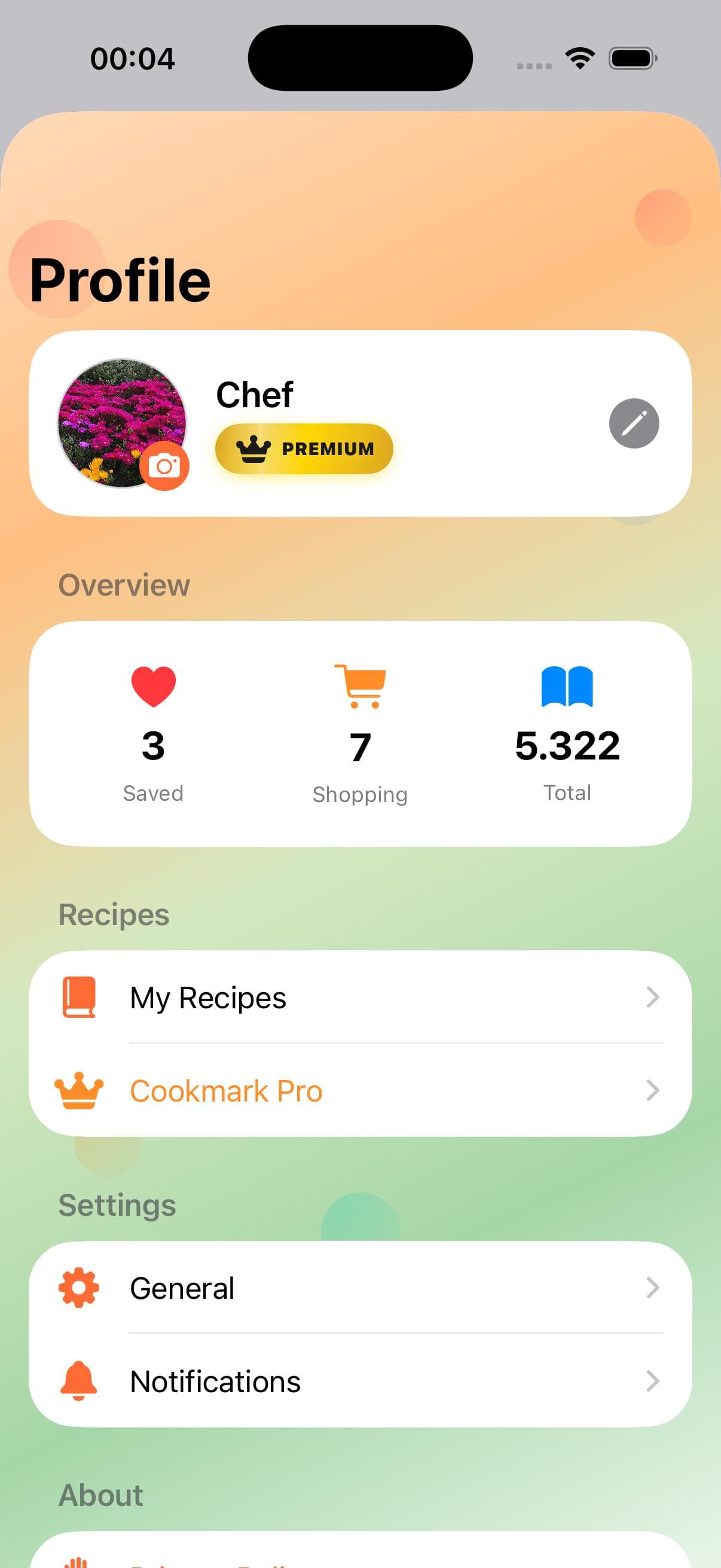 Cookmark app screenshot